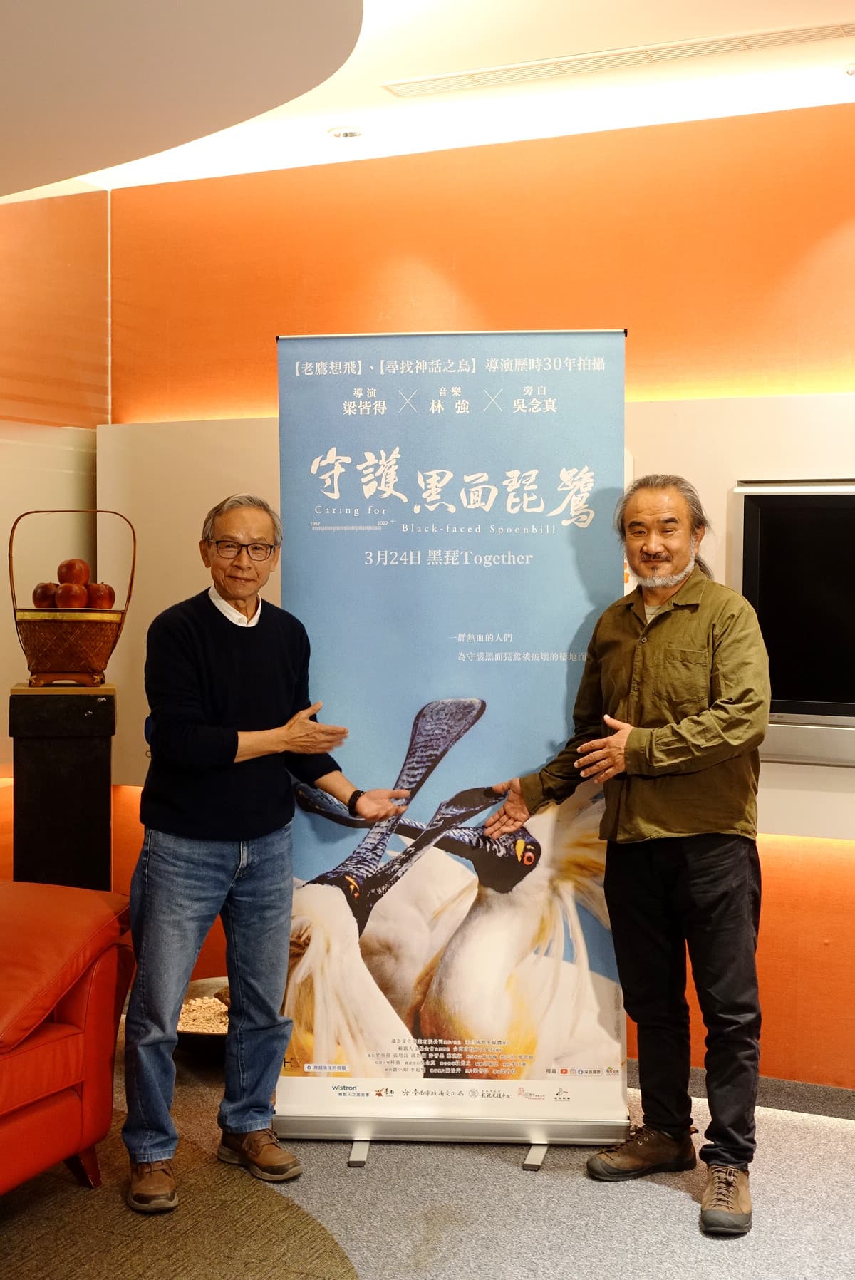 吳念真與該片導演梁皆得已是二度合作,默契甚佳。(采昌提供)
