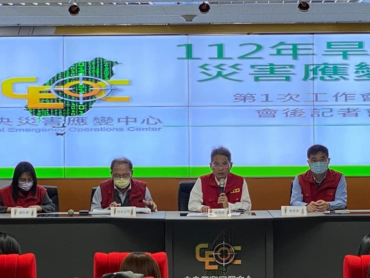 南部降雨持續不佳,水情相對嚴峻,旱災中央災害應變中心於3月1日成立。(水利署提供)