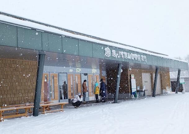 下雪時的旭山動物園很美、很療癒。