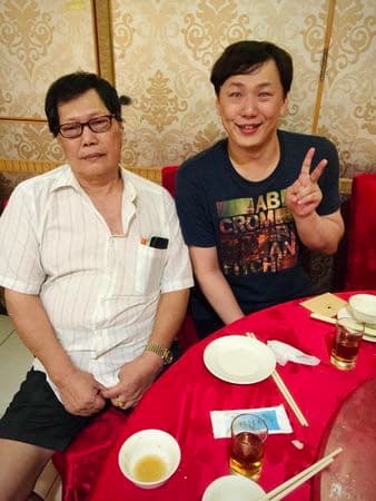 蕭煌奇父親過世,幸好見到最後一面。(翻攝自臉書)