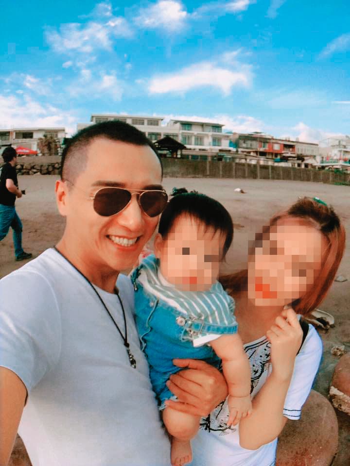 鄭人碩(左)與前妻圓圓(右)奉子成婚,婚姻僅維持二年;與小薰的戀情爆發時,前妻在社群大罵小薰,用詞相當激烈。(翻攝自鄭人碩臉書)