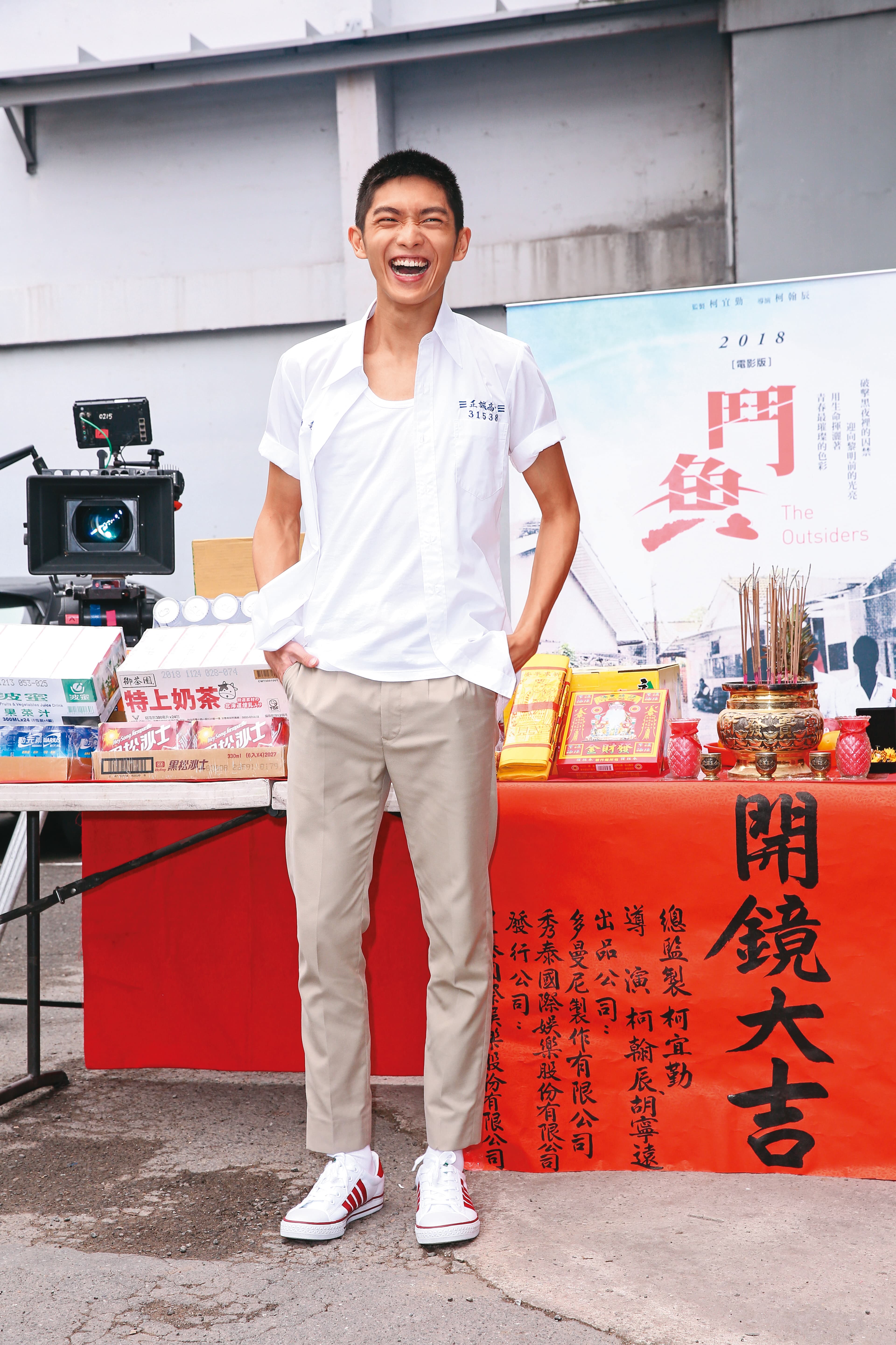 林輝瑝2018年參演電影《鬥魚》,讓他真正開始投入當演員。