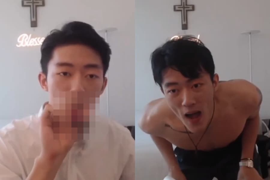 全宇元服藥後開始失控,甚至脫掉上衣開始自言自語等。(翻攝自YouTube)