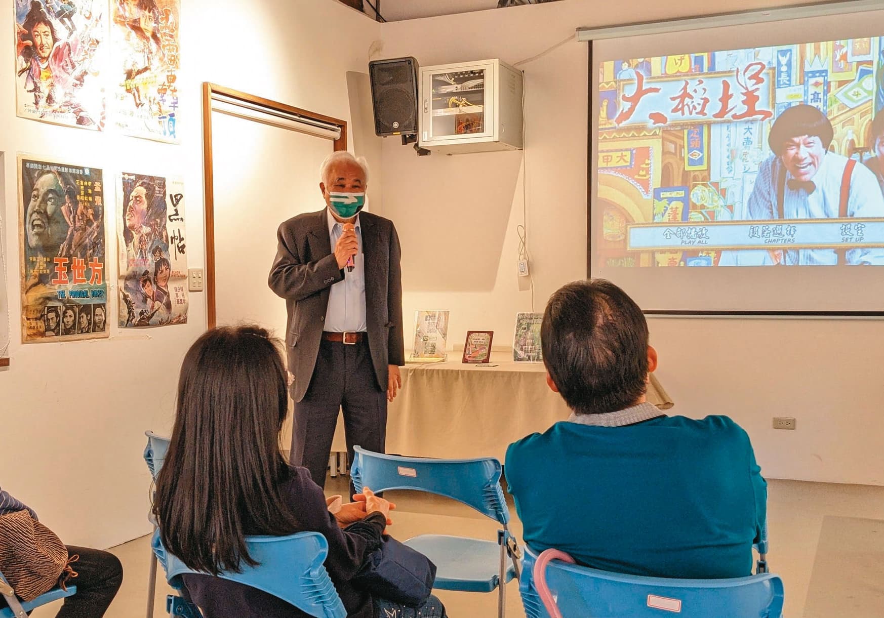 統府資政姚嘉文經常在台語文創意園區擔任講師。(翻攝台語文創意園區臉書)