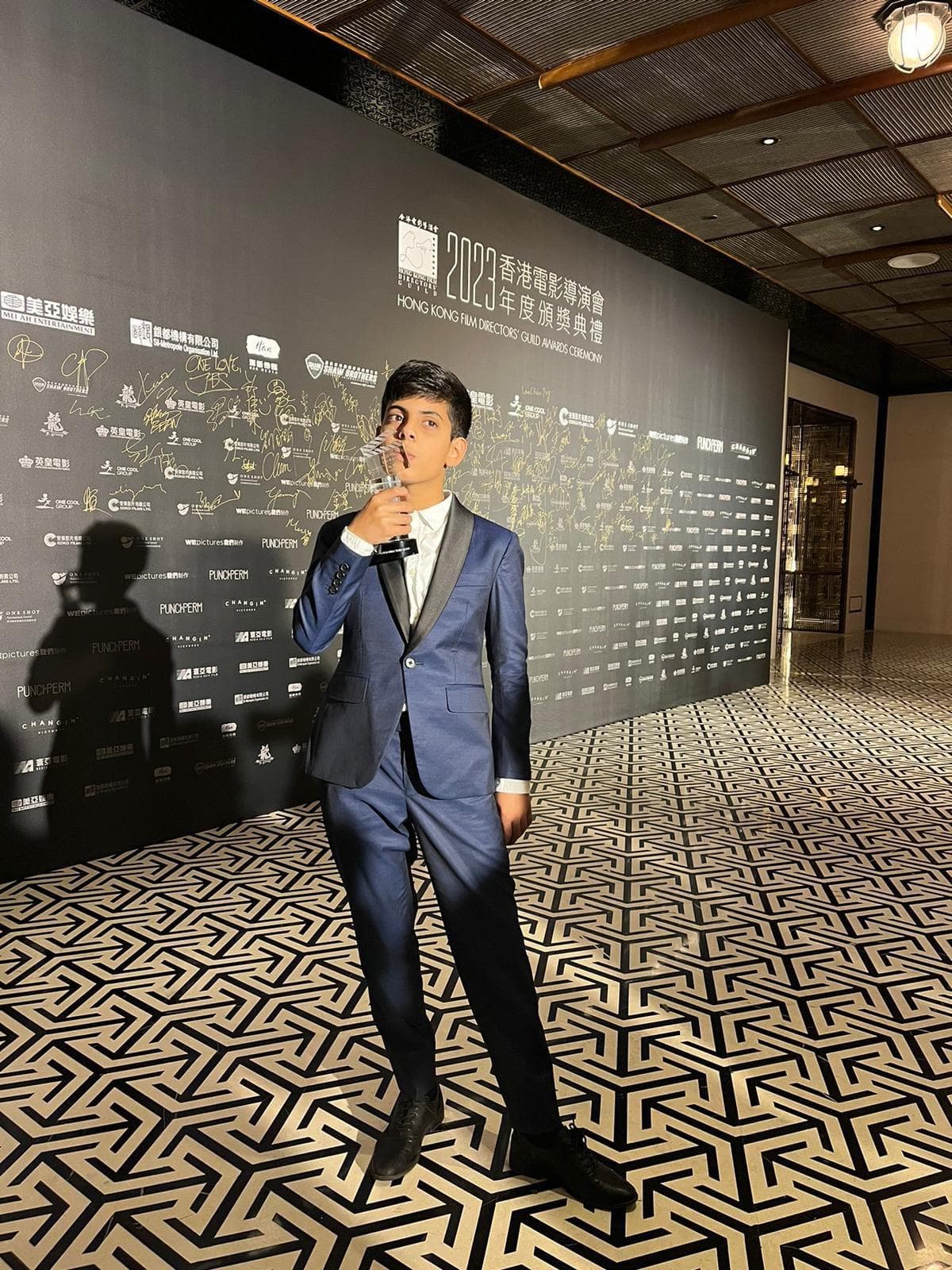 香港電影導演會日前舉行頒發典禮,林諾奪最佳新演員獎。(采昌國際多媒體/提供)