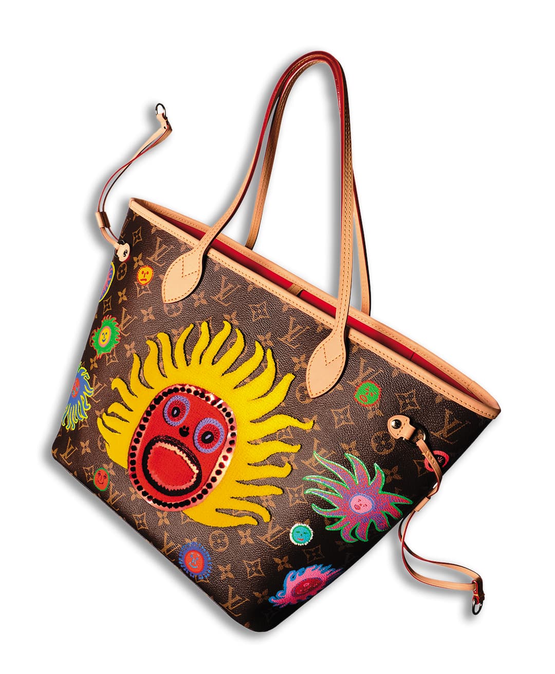 LV X YK Neverfull MM手袋。NT$98,000(路易威登提供)