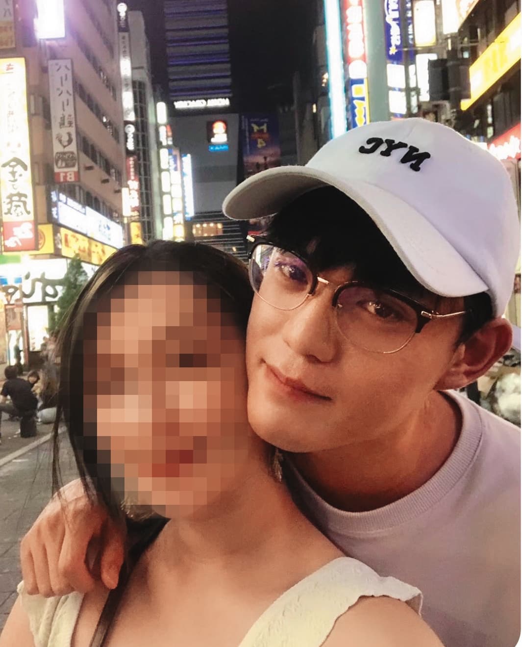 呂杰陽(右)曾跟前女友L女交往1年半,兩人不歡而散。(讀者提供)