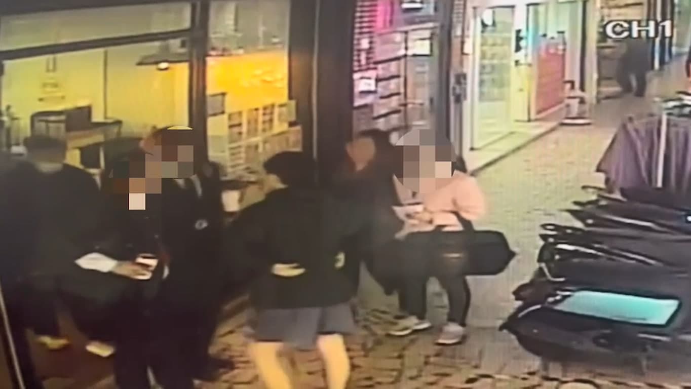 警方趁車手步出早餐店時將2人逮捕。(警方提供)