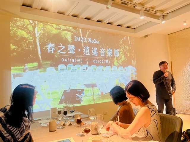 The One執行長劉邦初建議大家到南園參加一場音樂會,為春天留下難忘的回憶。