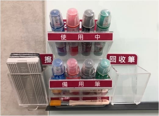 南俊廠內所有物品都有固定的擺放位置。(南俊提供)