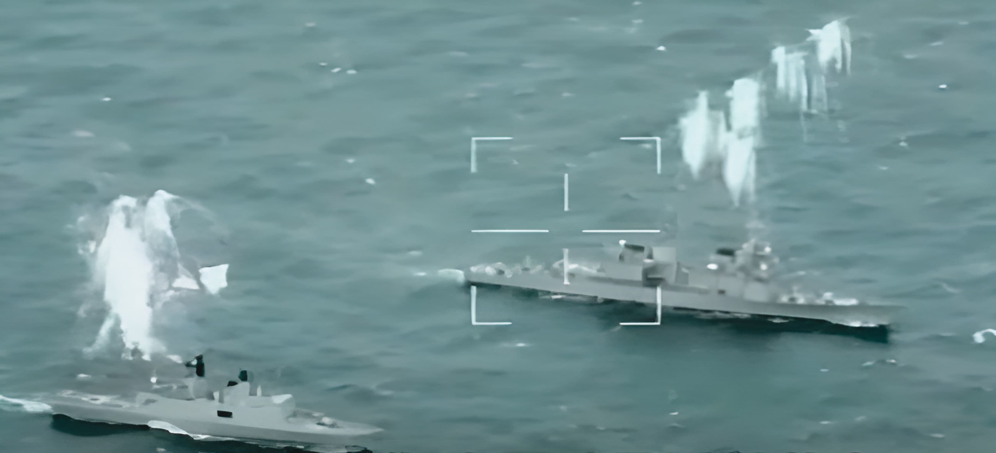 中科院日前公布9款新型無人機,可透過高空偵查掌握共艦最新動態(圖),補強海空聯合作戰所需資訊鏈。(國防部提供)