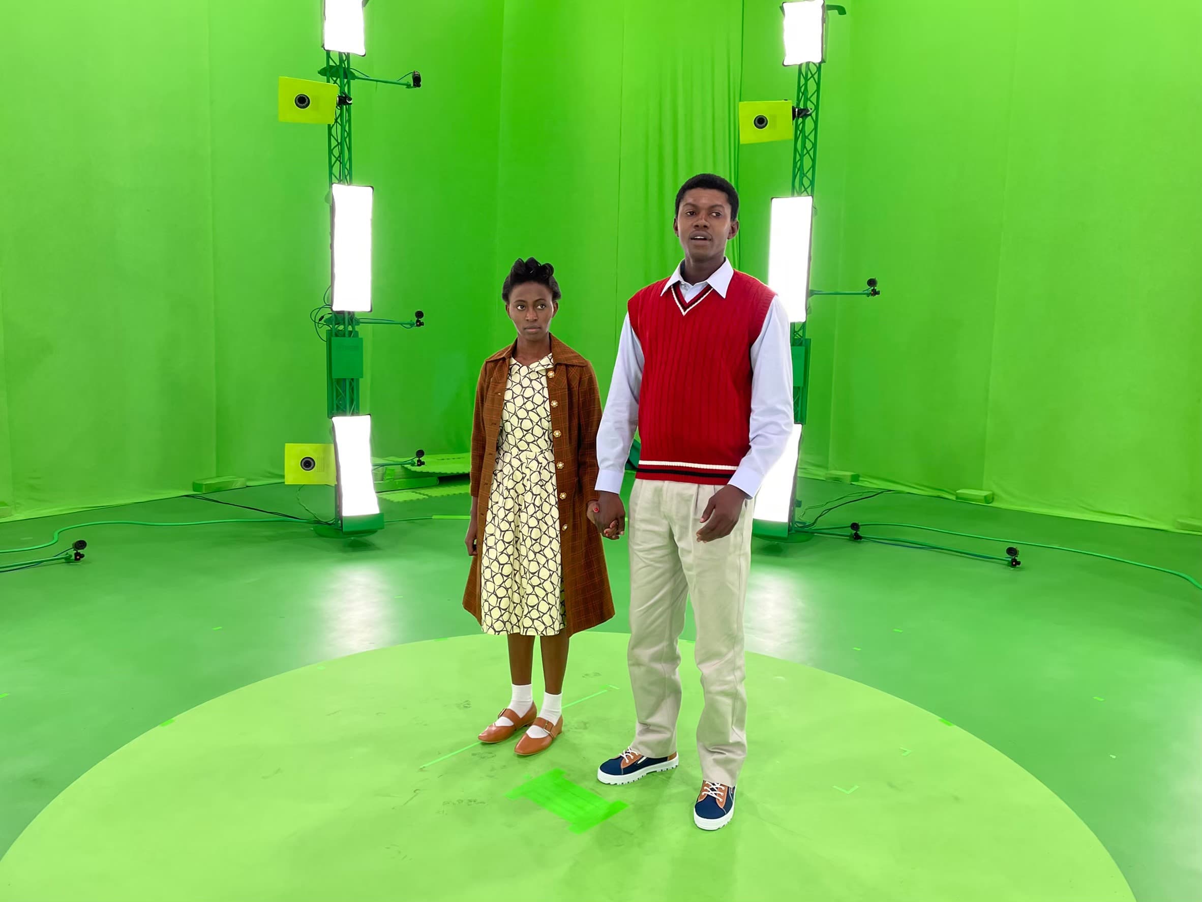 《COLORED》 在台灣IP Lab的4DViews容積擷取攝影棚拍攝。(前景娛樂提供)