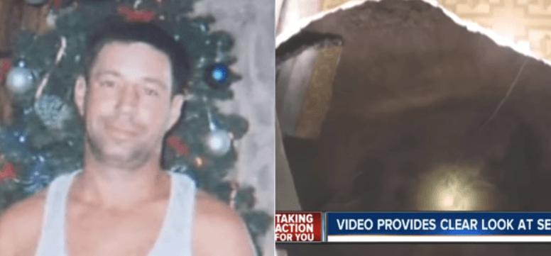 美國佛州男子傑佛瑞家中臥室出現天坑,男子在家人眼前消失,從此失蹤達10年之久。(翻攝YT頻道ABC Action News)