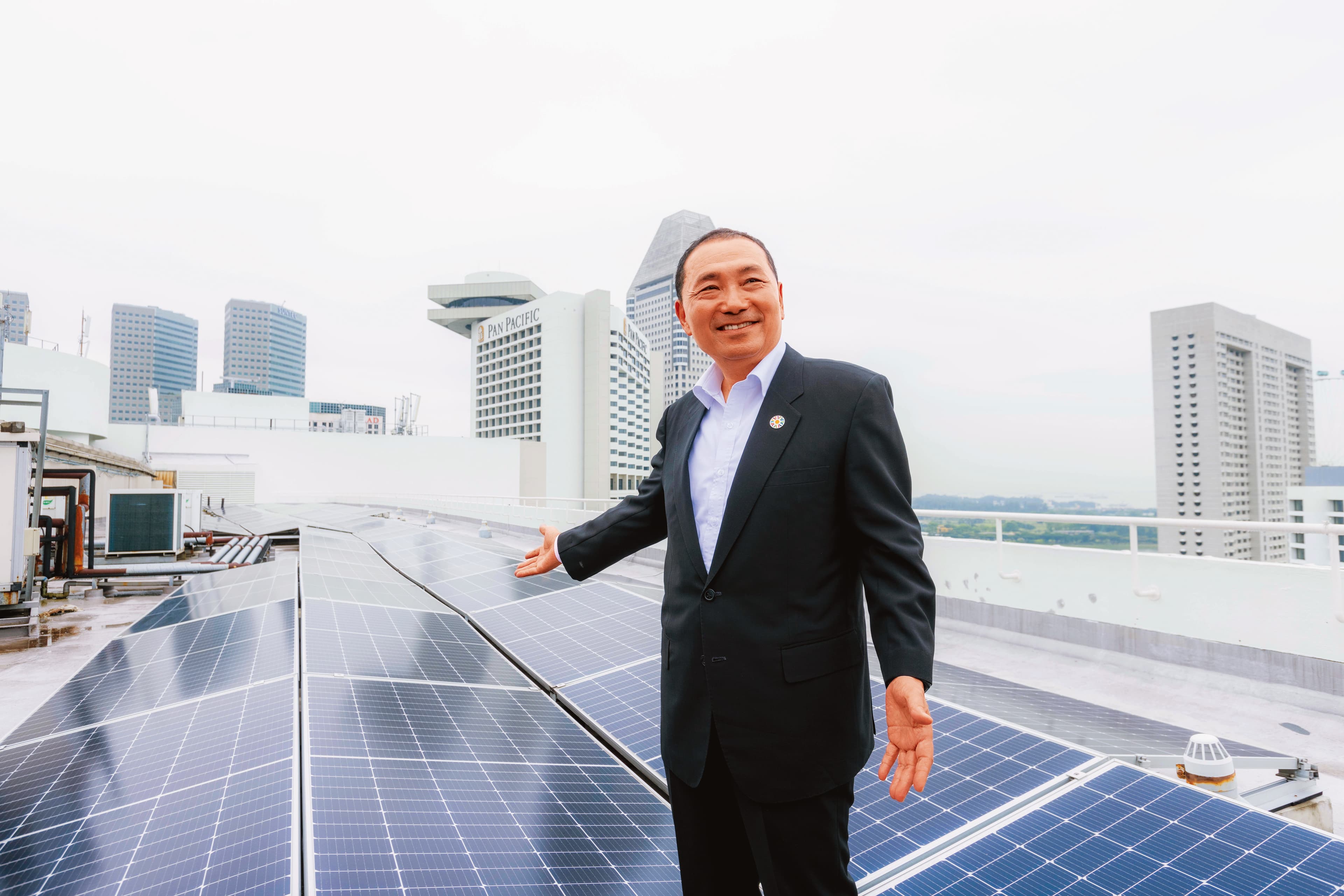 侯友宜日前出訪新加坡,被視為布局總統大選的起手式。(新北市政府提供)