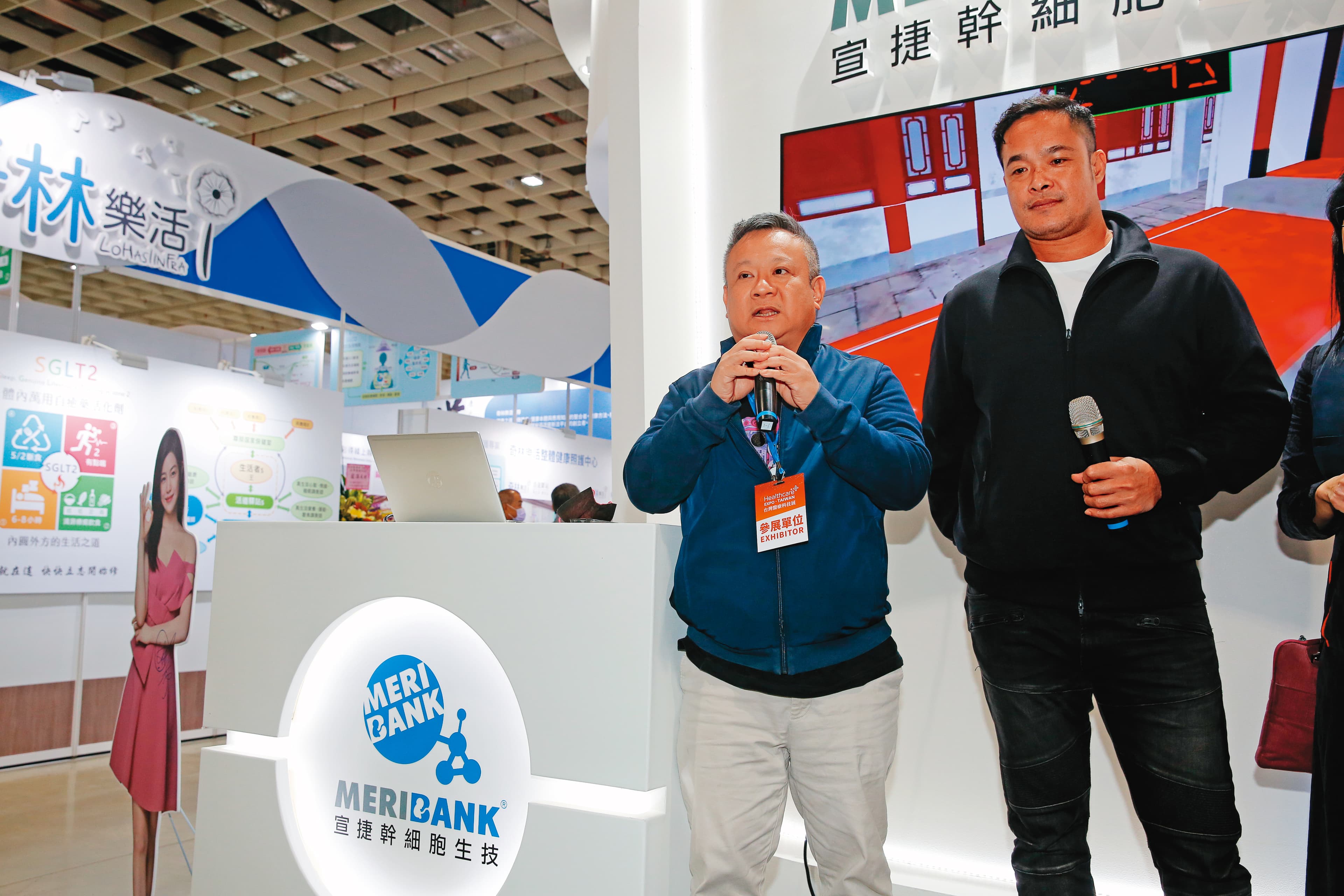 細胞治療廠看好醫美市場,成立10年的宣捷動作積極。圖左為宣捷董事長宣明智。