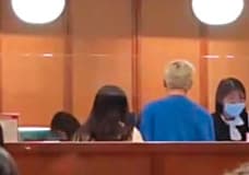 吳思賢日前帶著長髮清秀女前往鼎泰豐用餐,飯後結帳時遭本刊直擊。