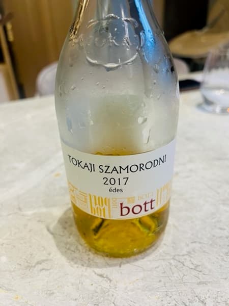匈牙利甜白酒Tokaji Szamorodni Édes 2017不會過於甜膩,帶酸口感恰好可與檸檬系甜點搭配。