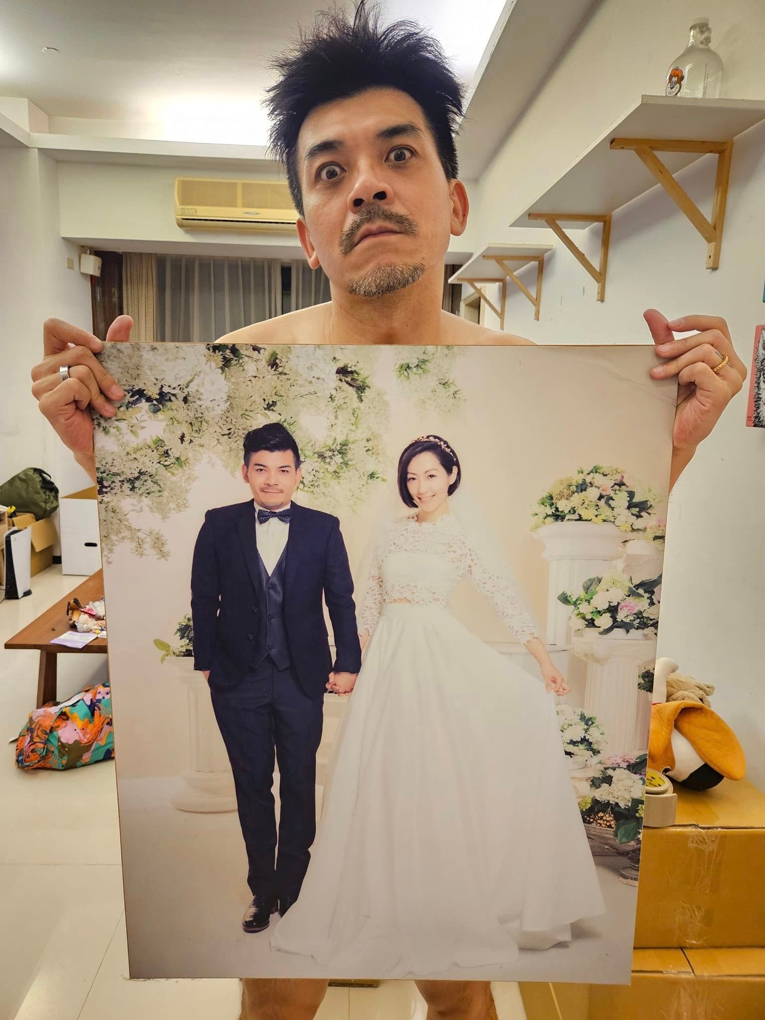 史丹利勸要結婚的朋友，能不拍婚紗照就不要拍，就算要拍也不要印出來。（翻攝自熱血史丹利大叔應援團臉書）