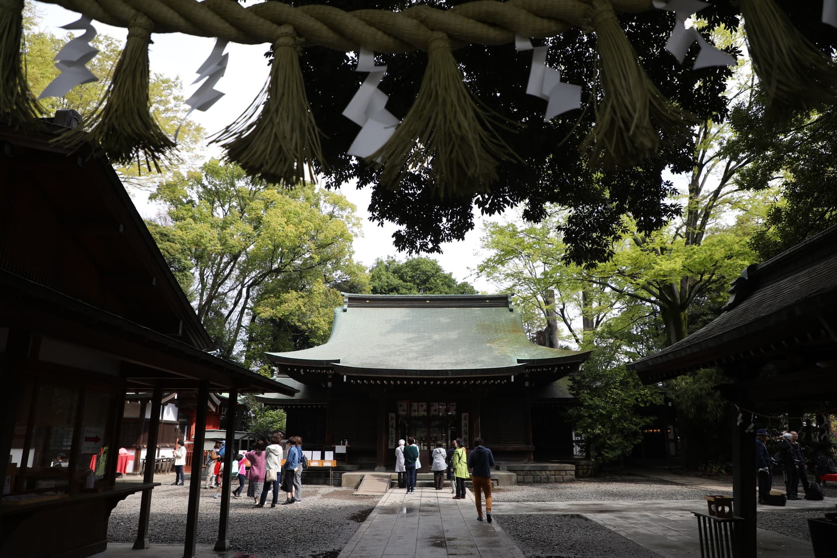 冰川神社被當地人稱為「結緣神社」。
