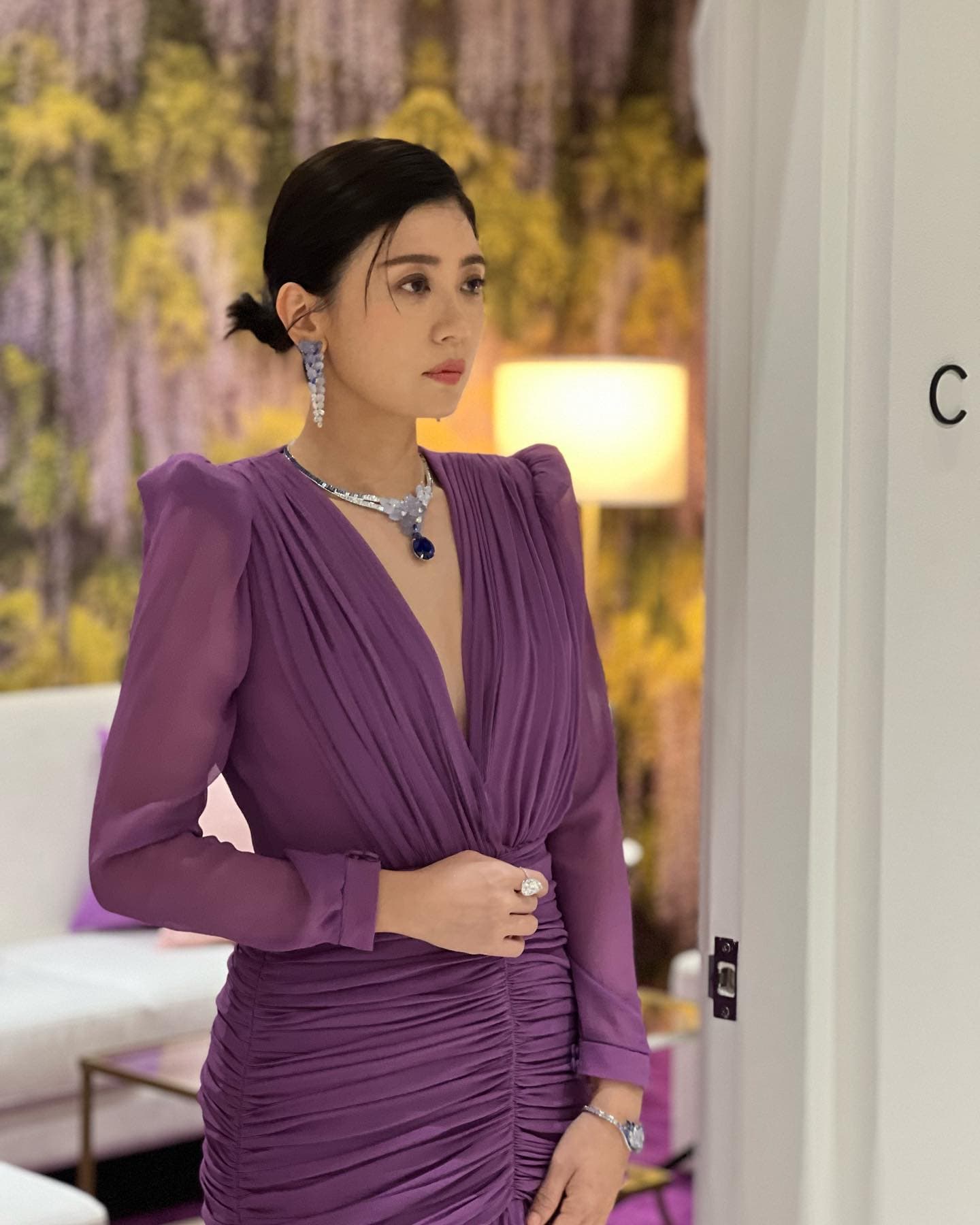 賈靜雯也曾為了女兒梧桐妹關微博帳號,與修杰楷產生不同意見。(翻攝自賈靜雯臉書)