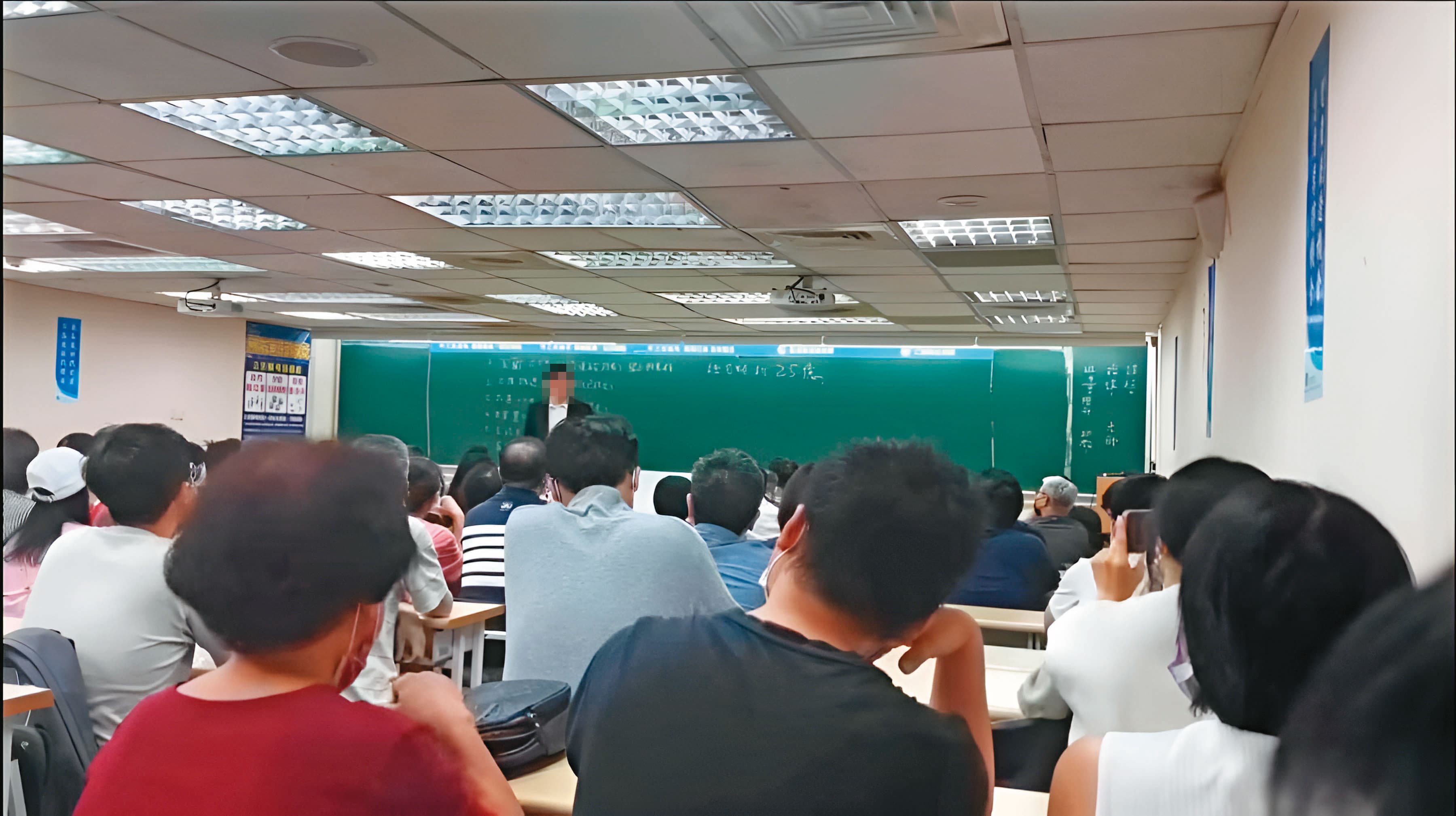 曾國緯吸金案曝光後,川晟集團核心幹部向投資人說明原委,被害人群情激憤報案處理。(翻攝宅女退休吃喝生活YouTube)