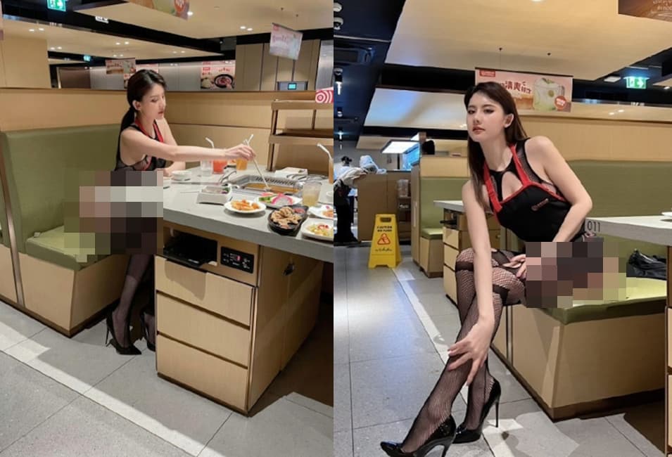 中國海底撈官方出面澄清阿朱的拍攝地點在泰國分店,不清楚海外分店具體狀況。(翻攝自微博)