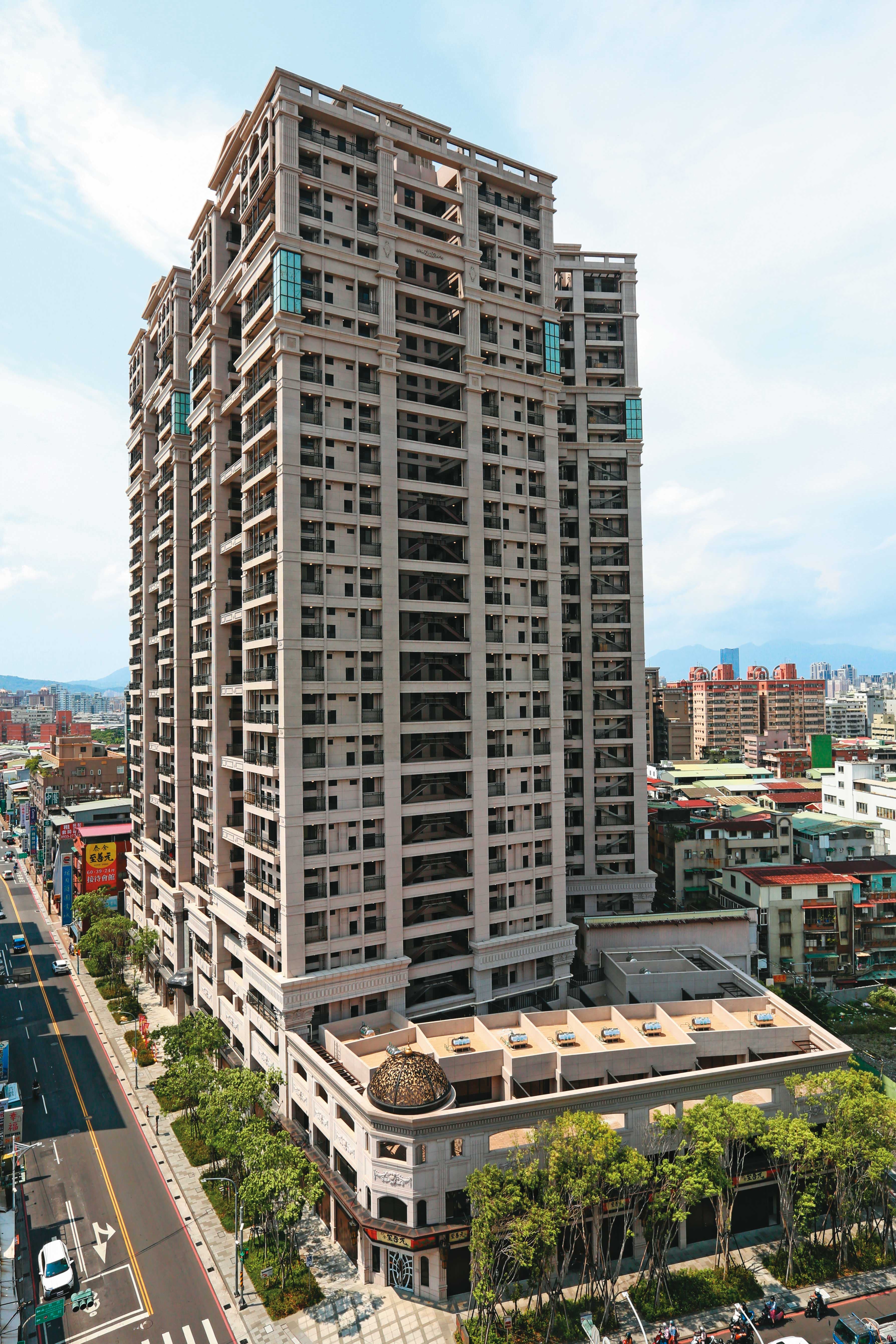 檢調偵辦泰坤建設泰舍至善元建案(圖),等房屋完工才搜索,避免成爛尾樓。