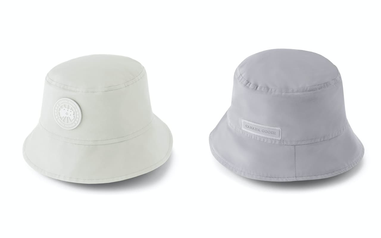 可雙面配戴的Horizon Reversible Bucket Hat漁夫帽;NT$7,800。(CANADA GOOSE提供)