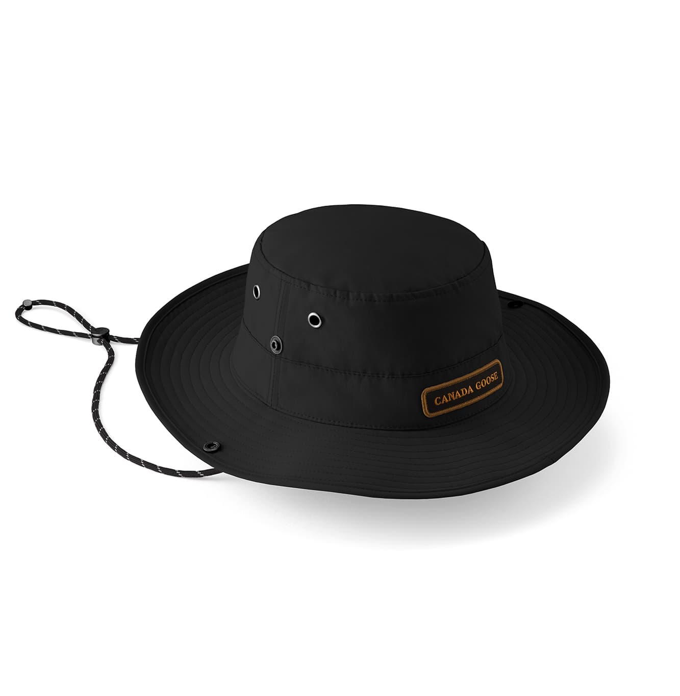 Venture Bucket Hat黑色漁夫帽;NT$9,300。(CANADA GOOSE提供)