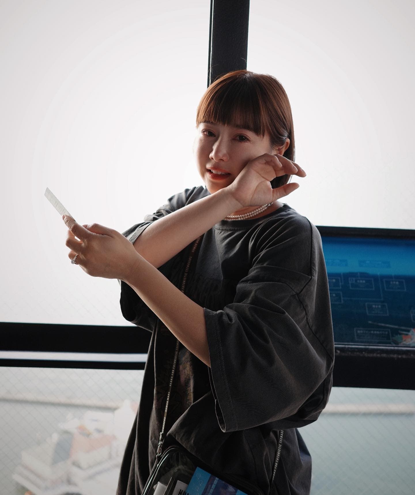 李佳穎被求婚時感動得痛哭流涕。(翻攝李佳穎臉書)