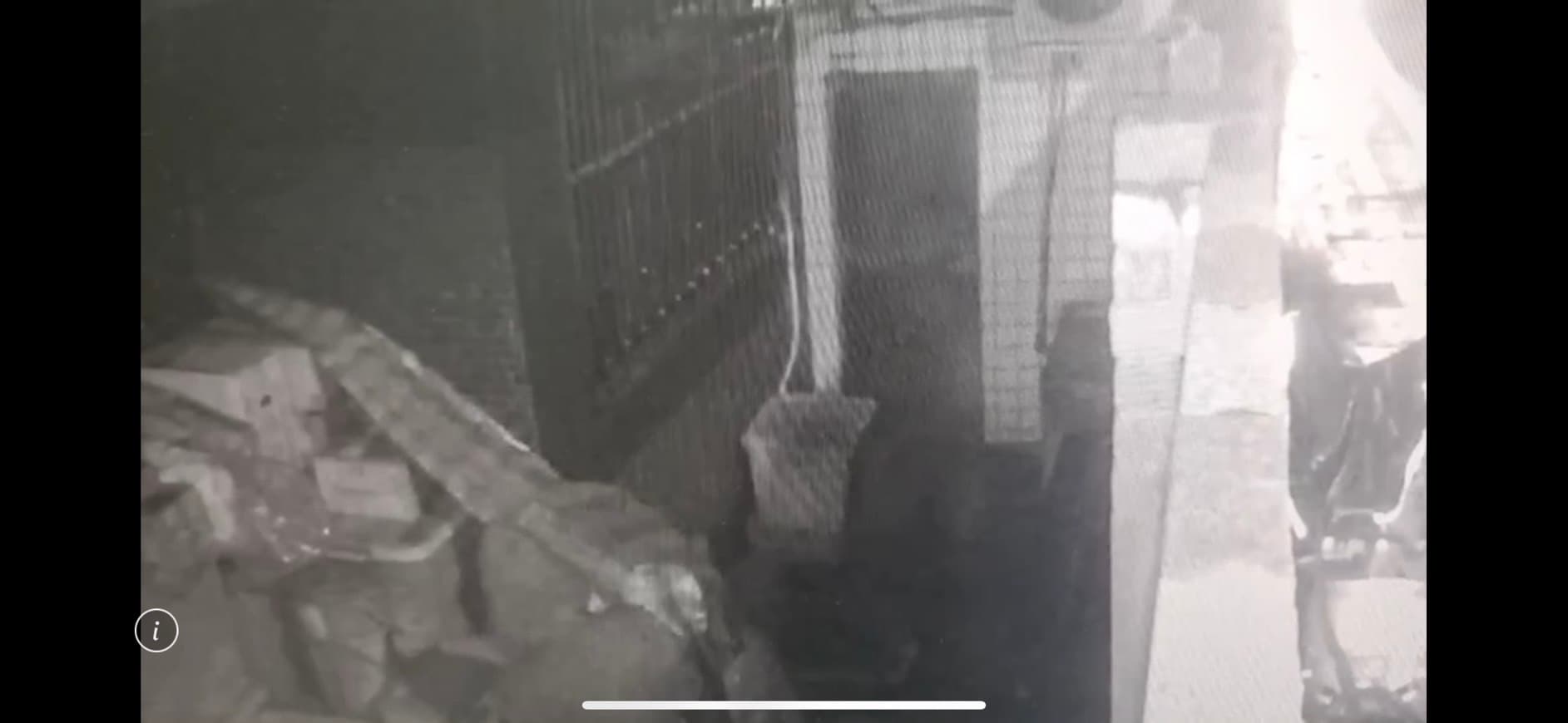 黃男與周男翻開帆布,翻找值錢物品裝箱偷走。(翻攝畫面)