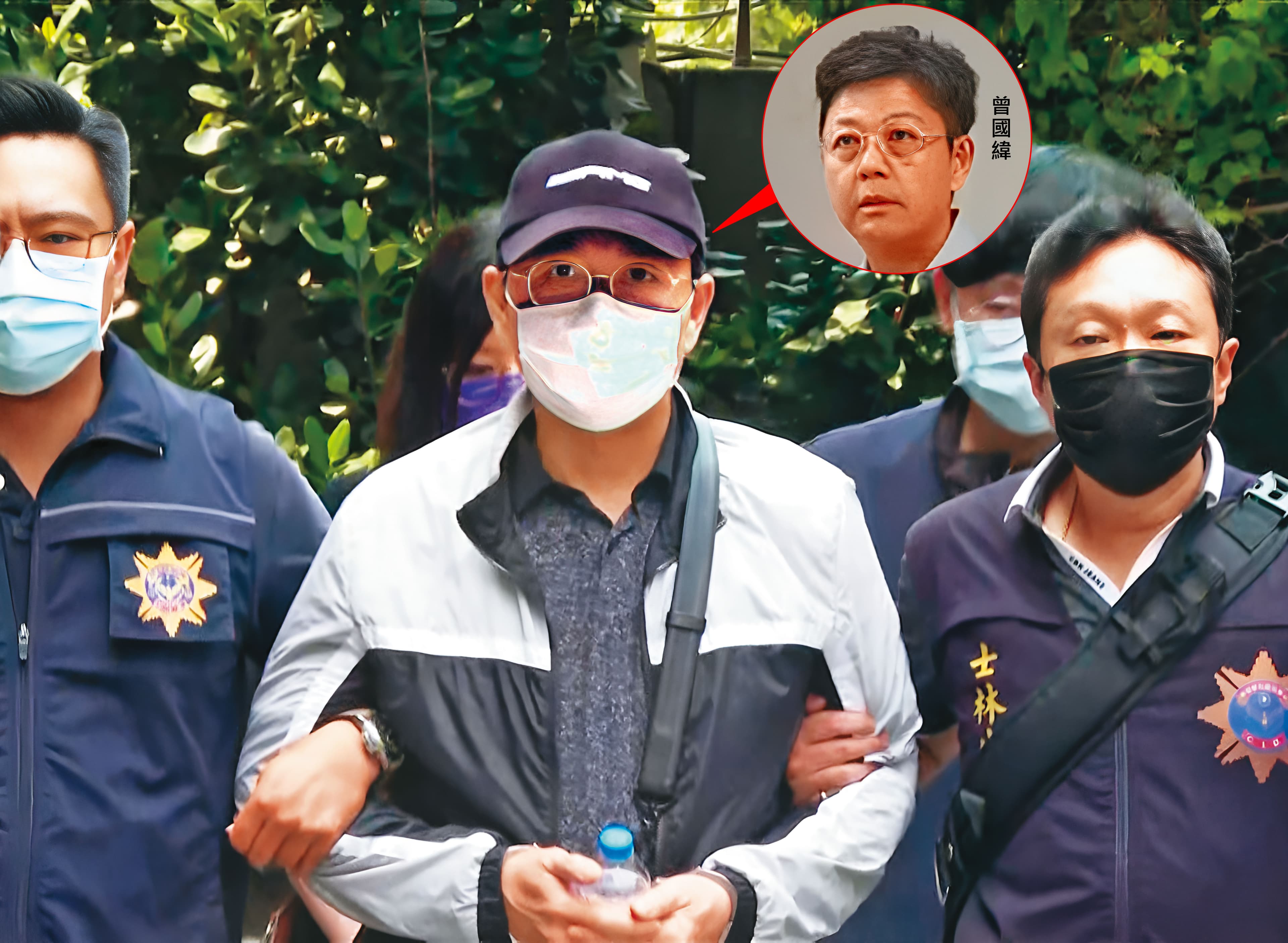 曾國緯(本名曾耀鋒)利用im.B平台吸金25億元,他收押後已認罪,專案小組追查金流去向,懷疑另有共犯。(東森新聞提供)
