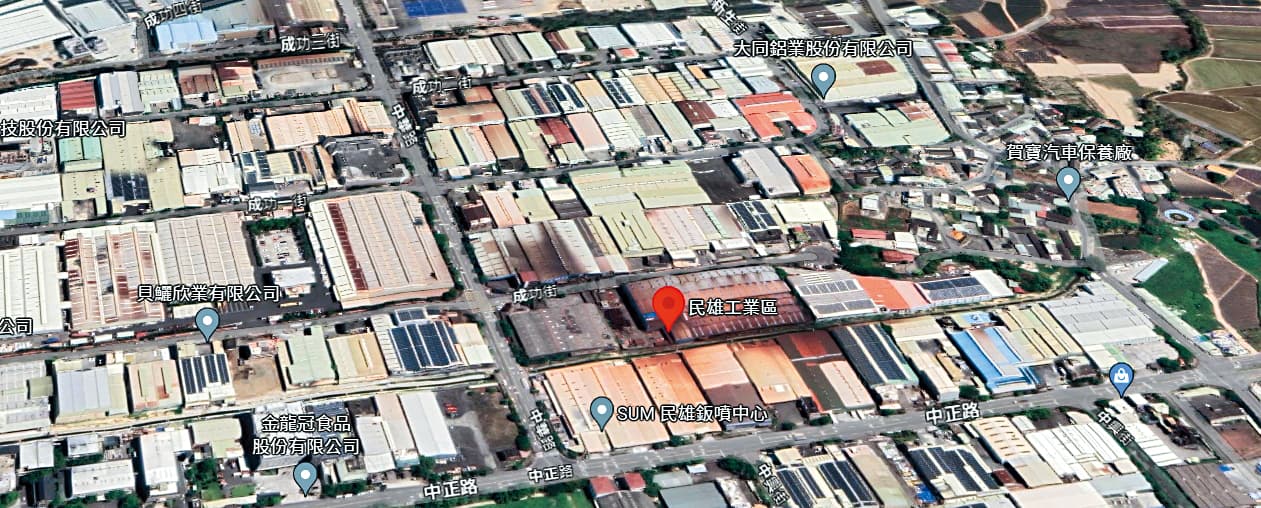 吳女被要求獨自巡視3百公頃的工業區,成為她情緒崩潰的導火線。(翻攝Google Maps)