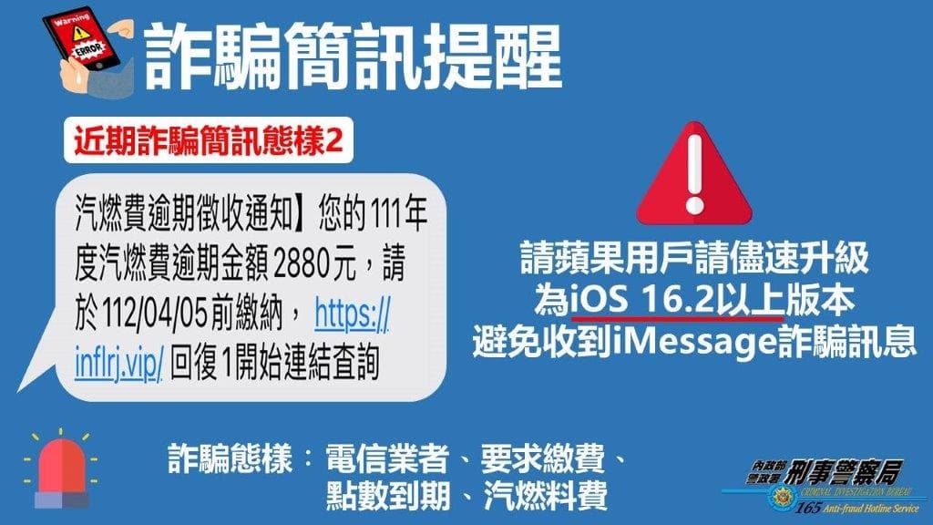 警方分析詐騙態樣。(刑事局提供)