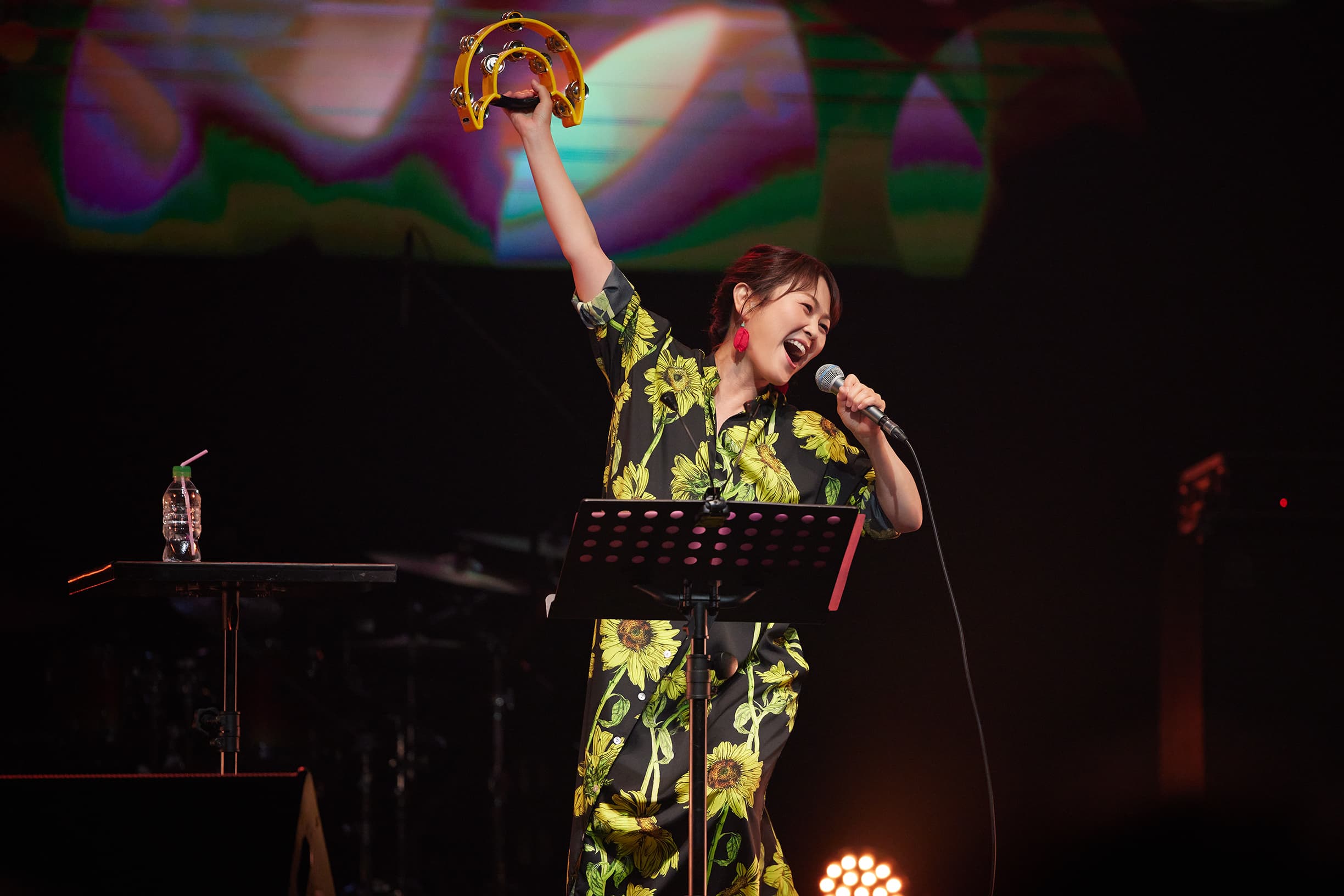 玉城千春演唱多首知名夯歌,還特地練中文。(Zepp New Taipei / 大鴻藝術BIG ART提供)