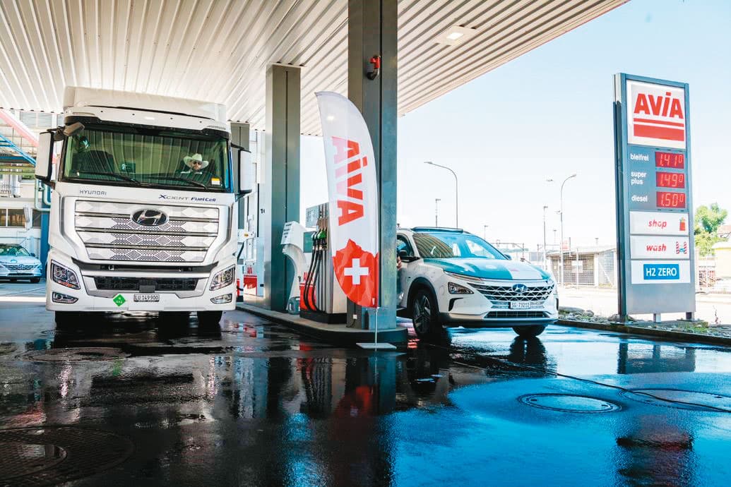 南陽實業表示,一旦法規通過後,考慮引進現代(Hyundai)的大型商用、公務用氫能源車。(翻攝現代汽車官網)