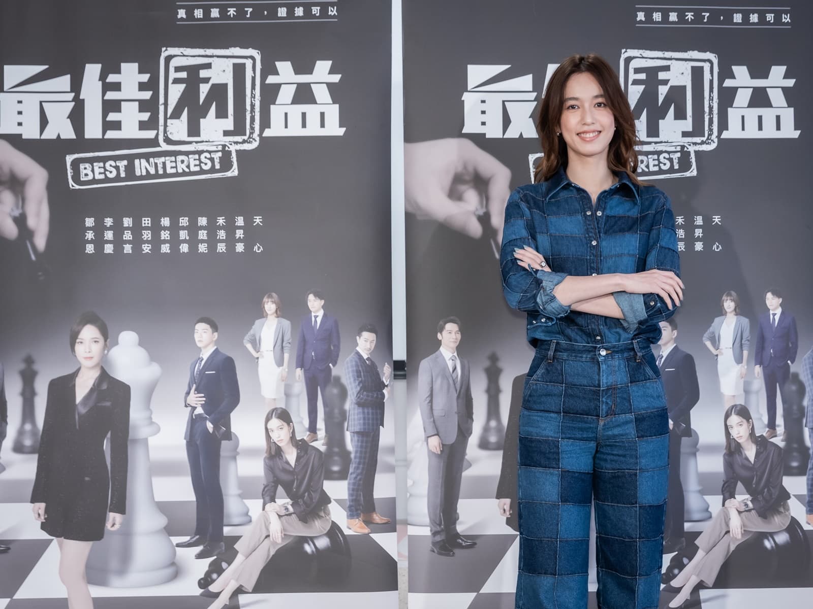 陳庭妮被問到宥勝遭爆性騷表示驚訝。(群之噰傳播股份有限公司提供)