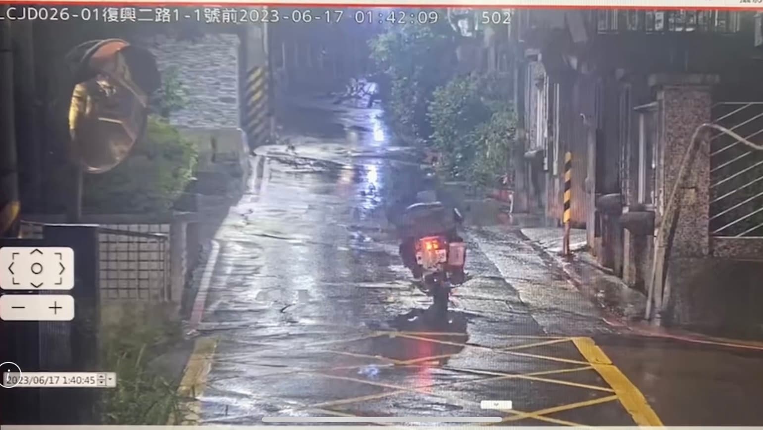 警方調閱監視器,發現吳男的遠房親戚涉有重嫌。(翻攝畫面)