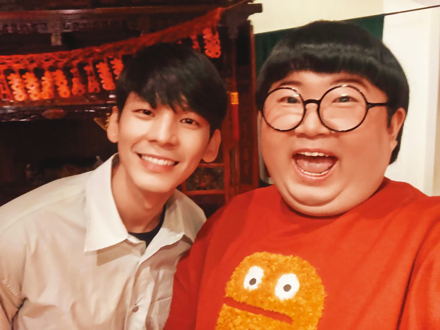 陳彥佐(右)因為與林柏宏(左)合拍電影,私下也成了好友。(翻攝自陳彥佐IG)