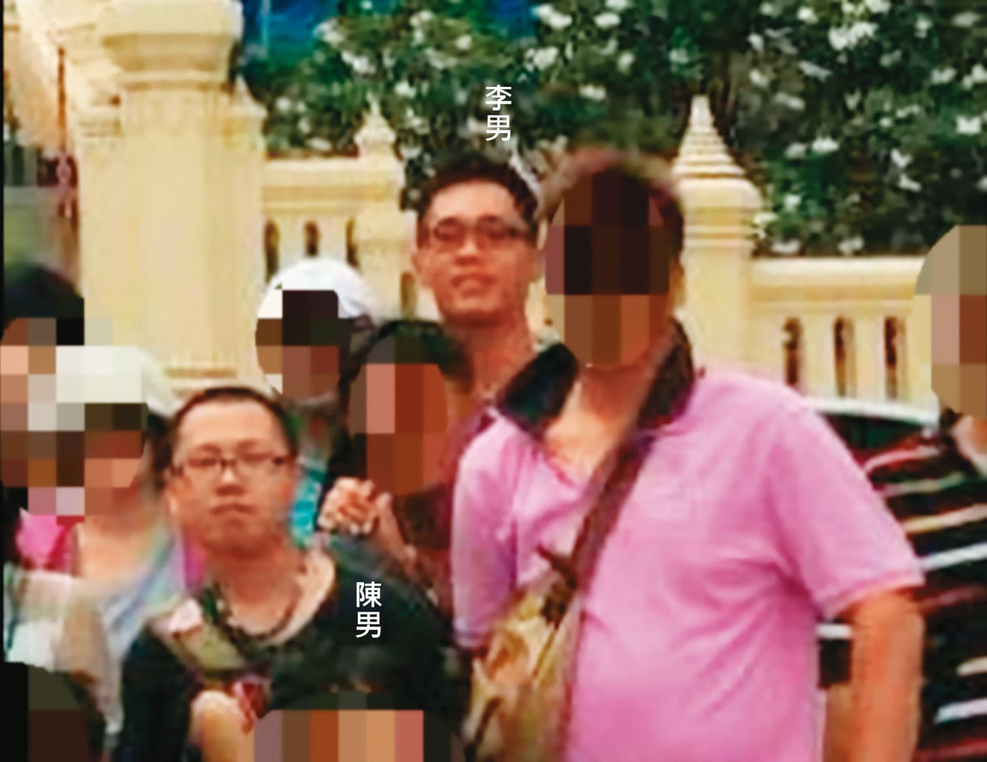 案發1年前,陳男因參加泰國旅行團,而與李男結識。(翻攝畫面)
