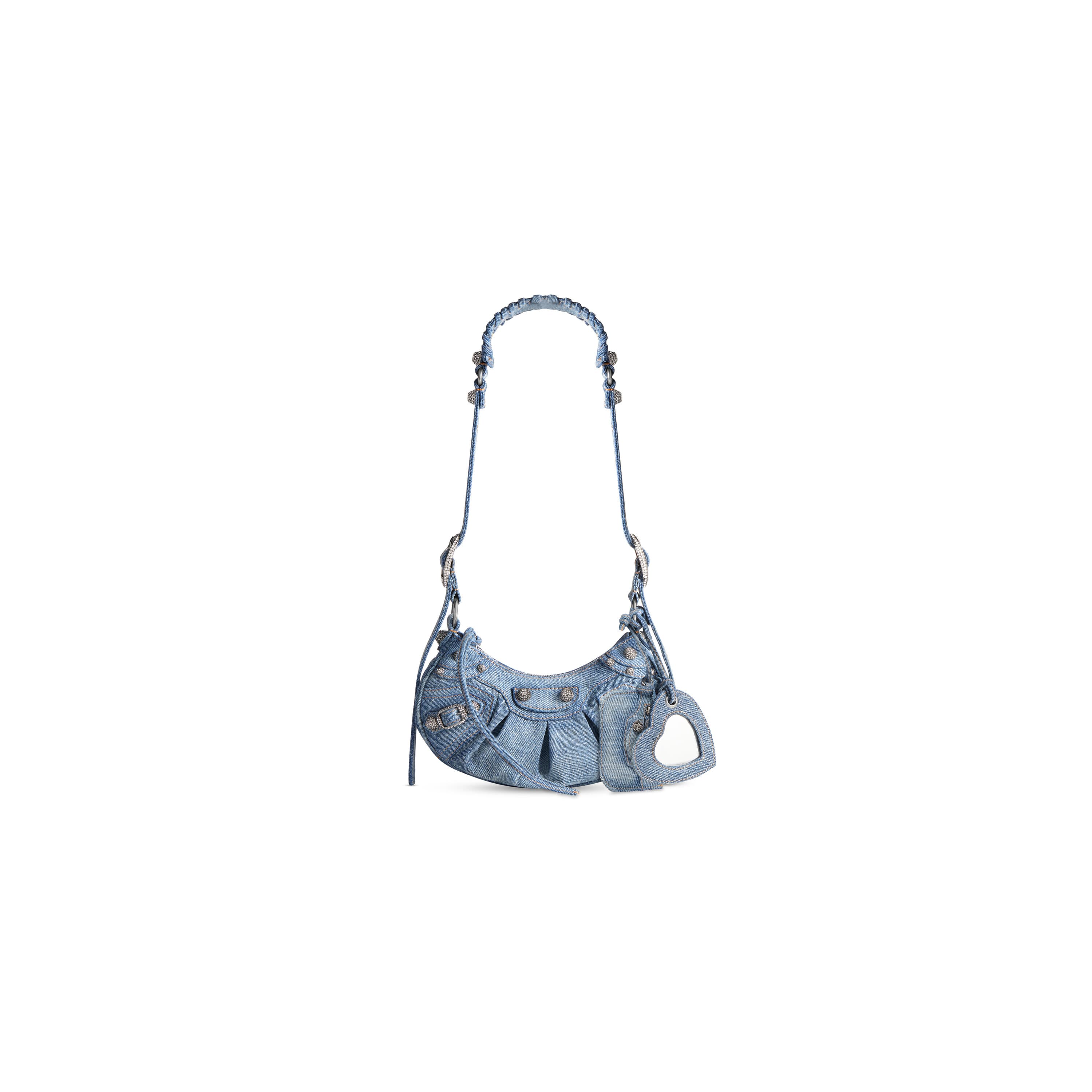 丹寧材質Le Cagole包。NT$94,000(BALENCIAGA提供)