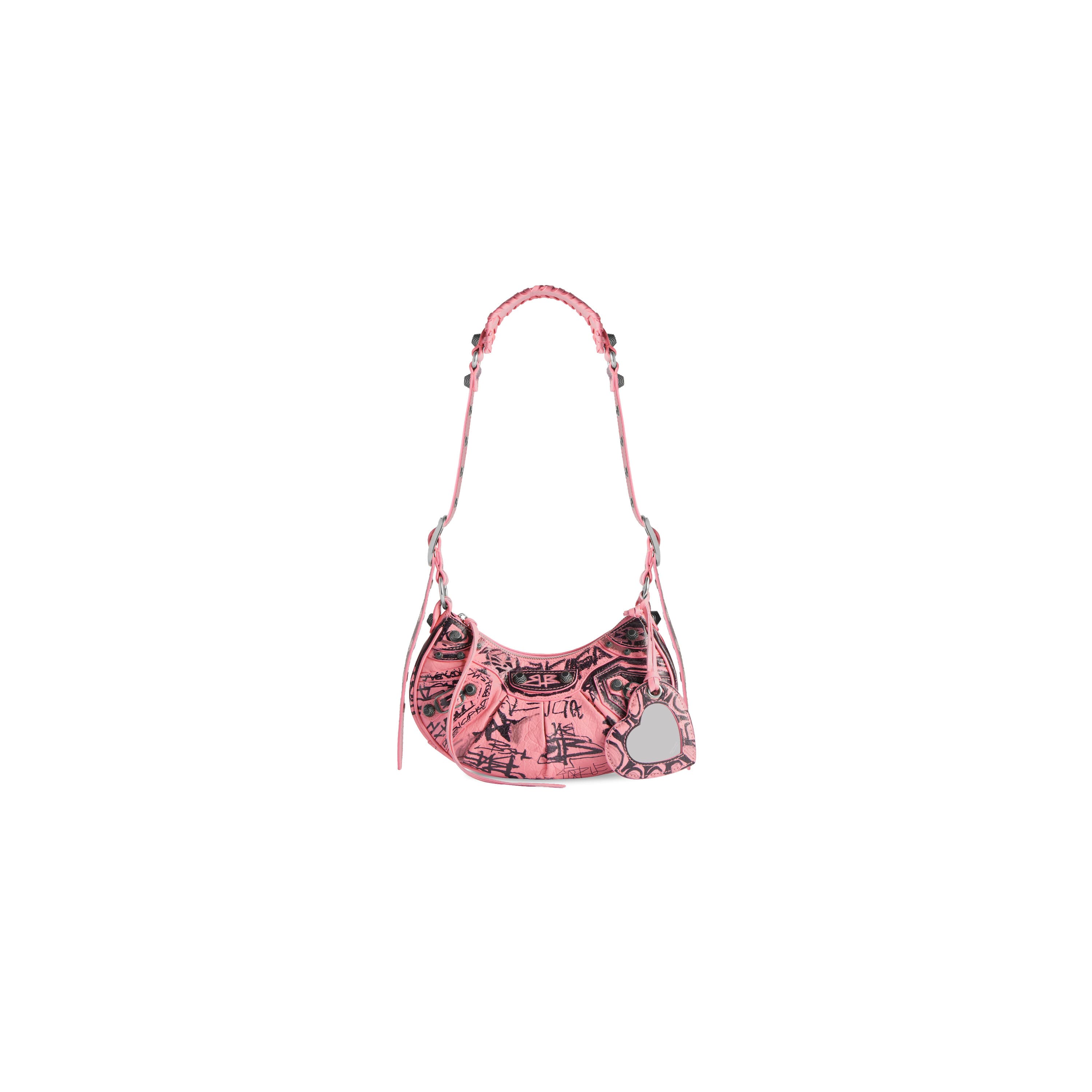 塗鴉設計Le Cagole包。NT$85,900(BALENCIAGA提供)