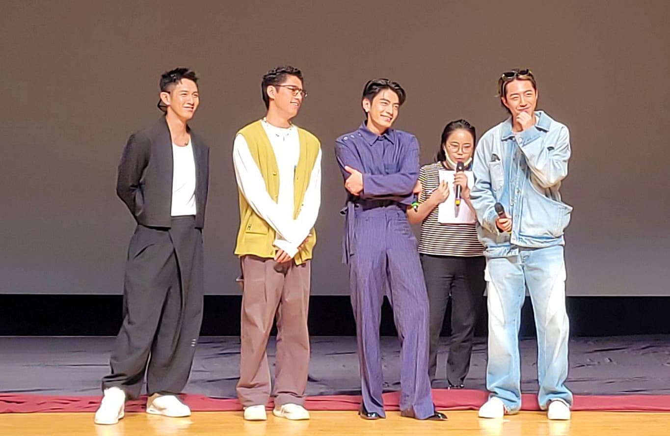 朱軒洋(左二)、宋柏緯和蔡凡熙和柯震東(左一)合作後看到他不一樣的一面。