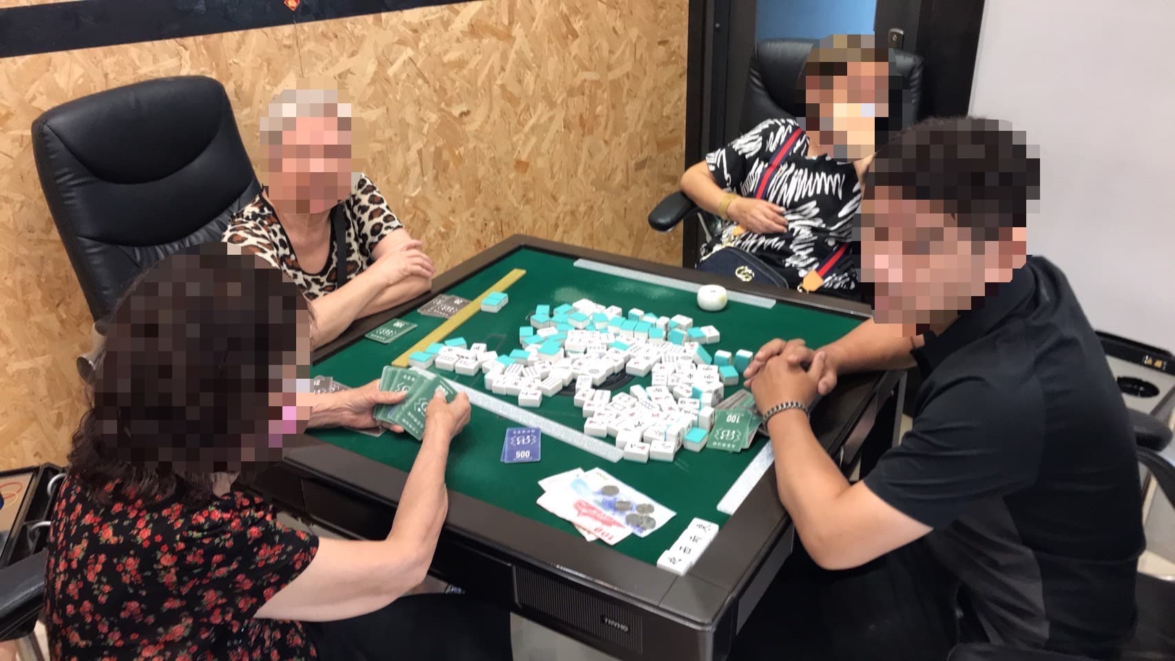 棋牌社暗藏賭博值得警方重視。(翻攝畫面)