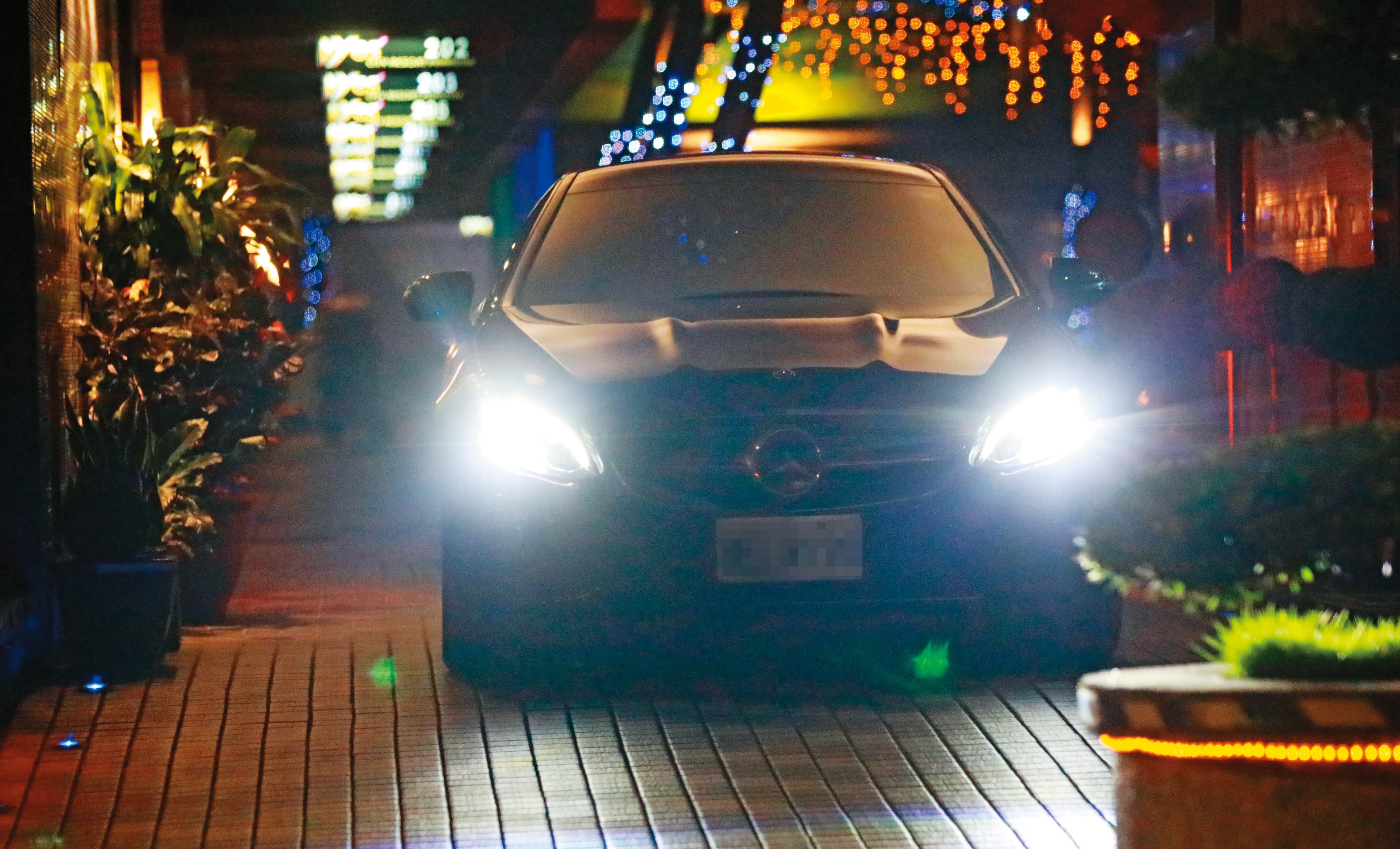 6月28日23:28張晉源離開A女處所後,直奔中和接B女到悅池汽車旅館,一待就是3小時。