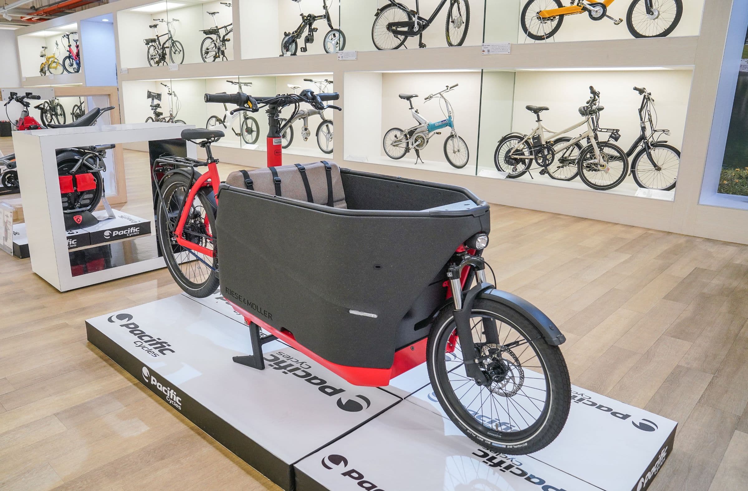 歐洲流行輔力電動自行車,太平洋自行車在Cargobike載貨自行車設計代工上也占有一席之地。