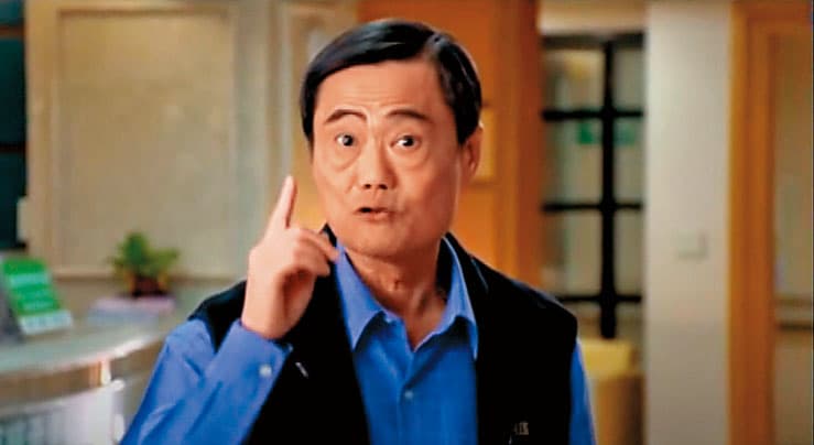 卓瑩鎗自稱已故藝人卓勝利(圖)是他的親伯父。(翻攝衛福部戒菸公益廣告)