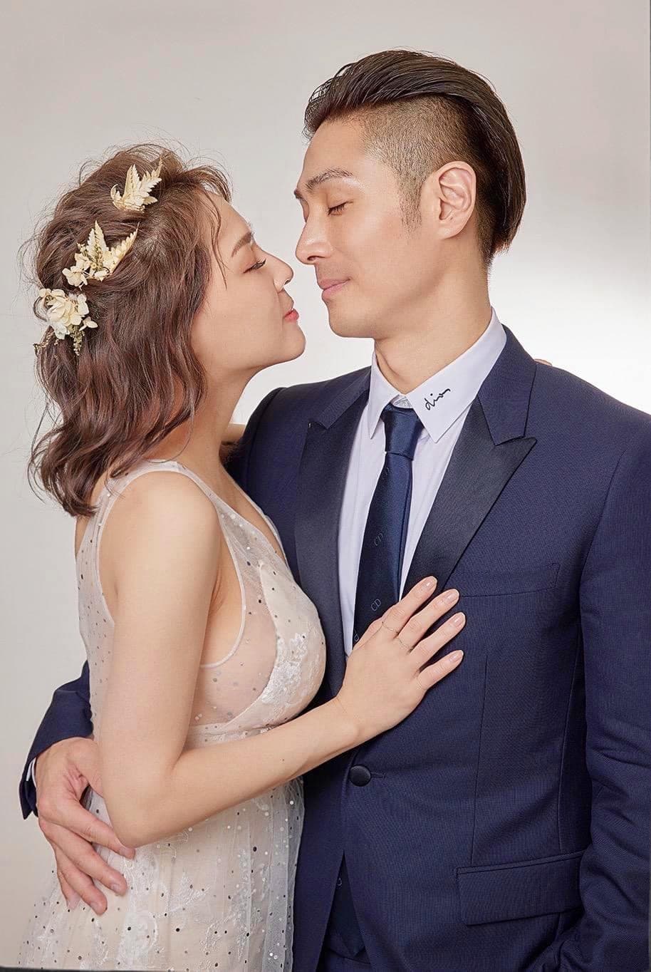 熊熊婚紗照。(翻攝自熊熊臉書)