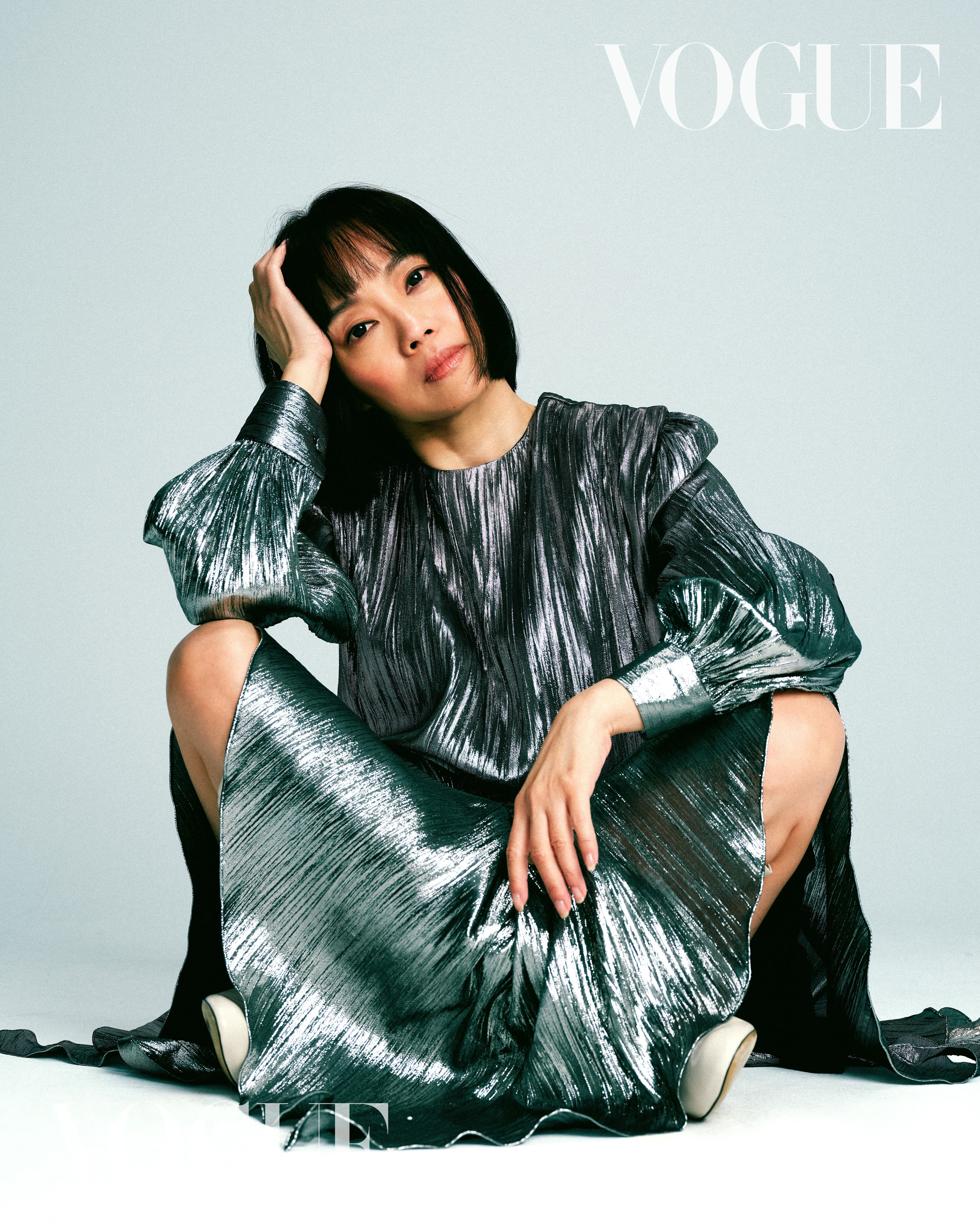 范瑞君難得在時尚雜誌以不同面向展演。(Vogue提供)
