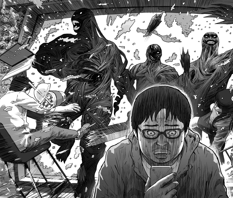熱門WEBTOON作品《地獄公使》2021年改編為影集。(LINE WEBTOON提供)